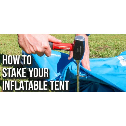How to Stake an Inflatable Emergency Tent